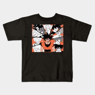 Son Goku all transformations Kids T-Shirt